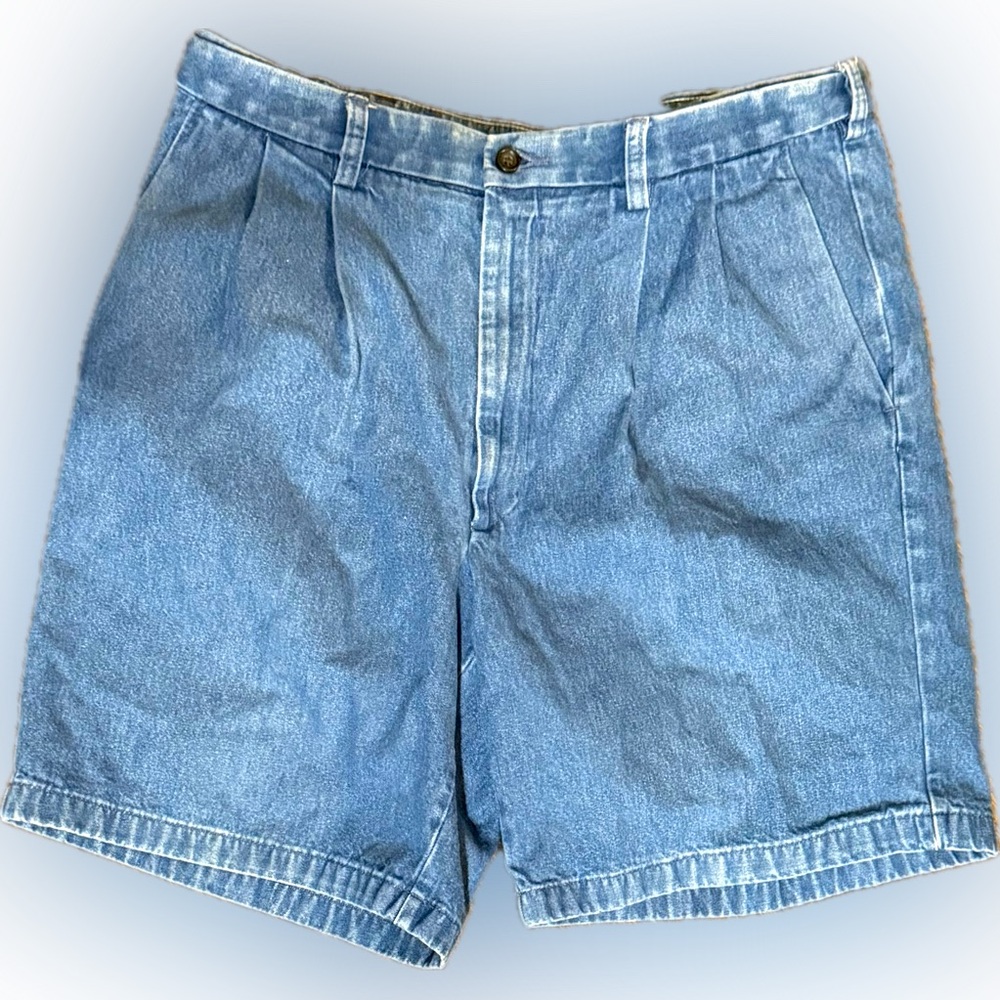 Haggar Men's Blue Denim Shorts | Sz 36